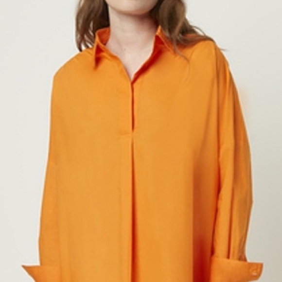 French Connection Rhodes Poplin Shirt. Size Large. - Picture 2 of 9